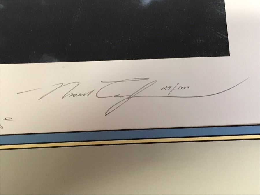 Robert Taylor L.E. Print Titled 'Eagles High' No. 189 Of 1000 Signed By Artist And Signed By Six Famous Fighter Pilots RAF: Johnnie Johnson, Pete Brothers, Geoffrey Page - Luftwaffe: Adolf Galland, Gunther Rall, Johannes Steinhoff 33 X 24 - See Photos [Photo 14]