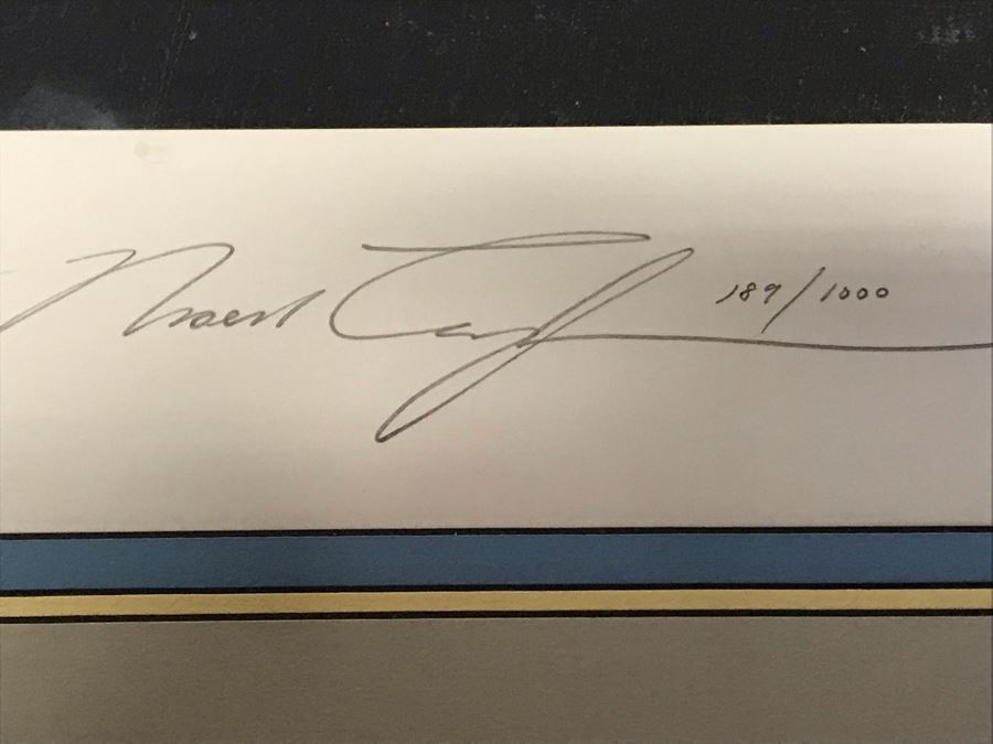 Robert Taylor L.E. Print Titled 'Eagles High' No. 189 Of 1000 Signed By Artist And Signed By Six Famous Fighter Pilots RAF: Johnnie Johnson, Pete Brothers, Geoffrey Page - Luftwaffe: Adolf Galland, Gunther Rall, Johannes Steinhoff 33 X 24 - See Photos [Photo 15]