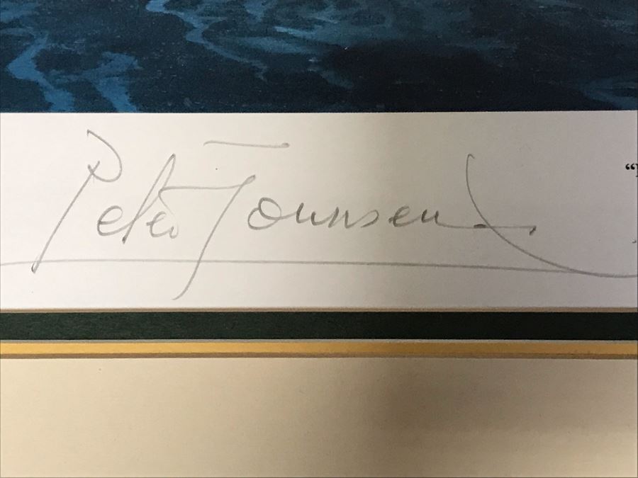 Robert Taylor Limited Edition Print Titled 'Return Of The Few' No. 712 Of 1000 Corsair Plane Signed By Artist And Signed By WWII Fighter Pilots: Alan Deere, Johnnie Johnson, Bob Stanford-Tuck, Peter Townsend 23.5 X 17.5 [Photo 15]