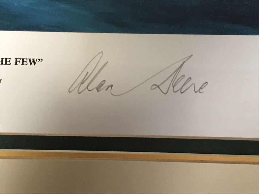 Robert Taylor Limited Edition Print Titled 'Return Of The Few' No. 712 Of 1000 Corsair Plane Signed By Artist And Signed By WWII Fighter Pilots: Alan Deere, Johnnie Johnson, Bob Stanford-Tuck, Peter Townsend 23.5 X 17.5 [Photo 14]