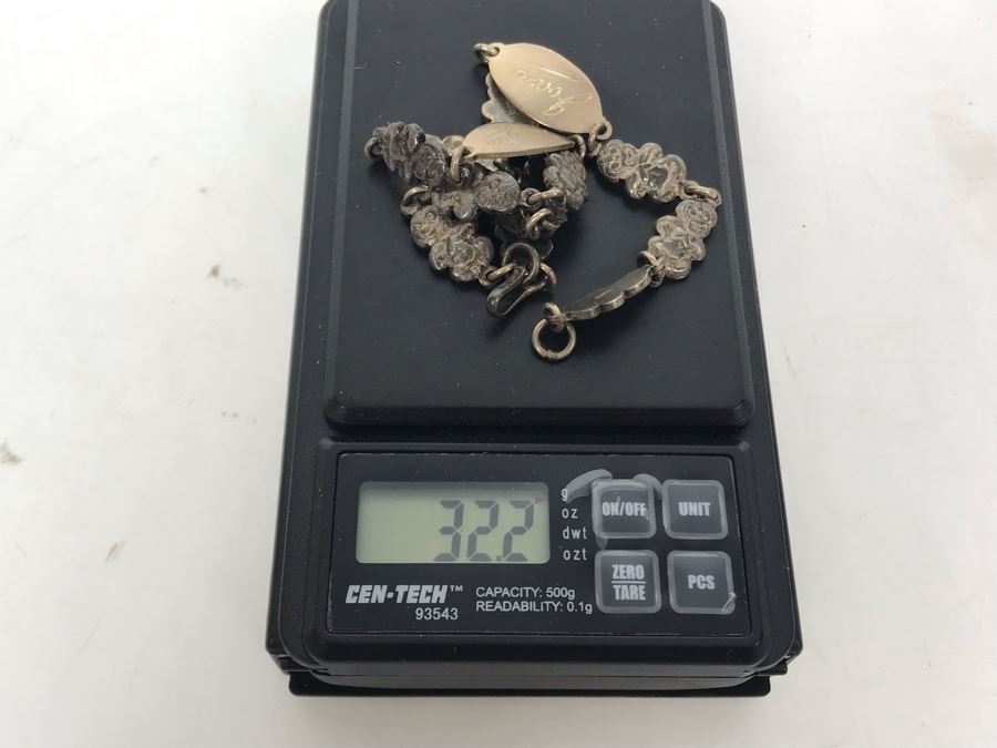 Pair Of Vintage 1943 Silver New Zealand Bracelets 32.2g [Photo 6]