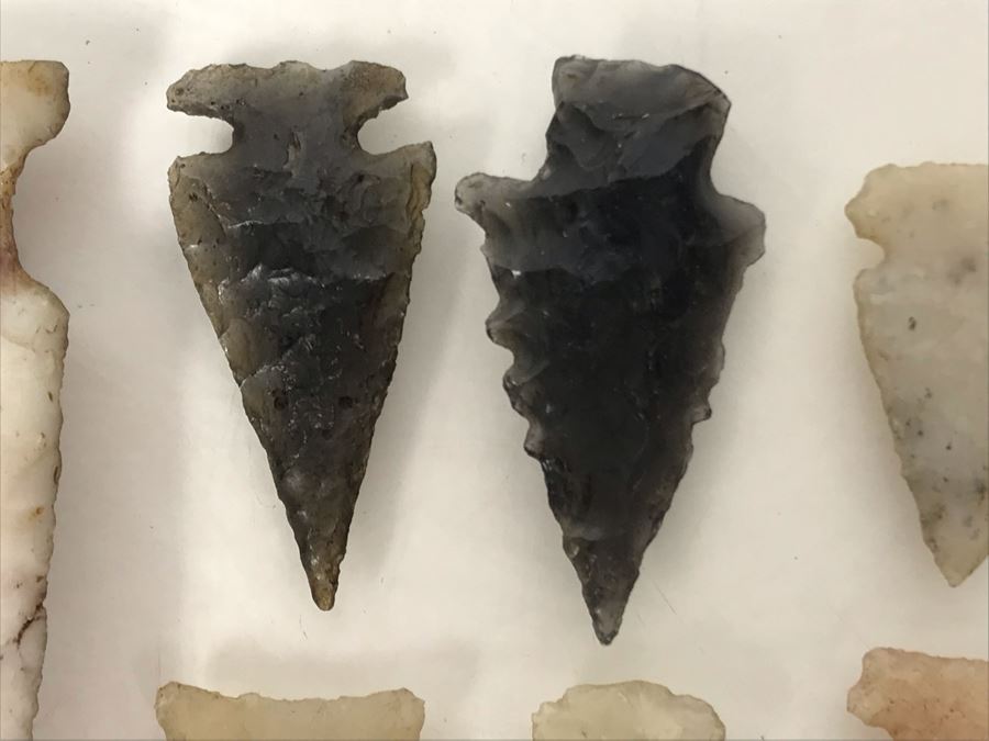 Collection Of Carved Stone Arrowheads [Photo 6]