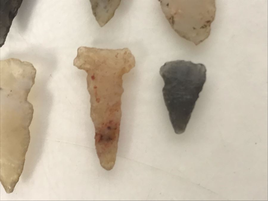 Collection Of Carved Stone Arrowheads [Photo 8]