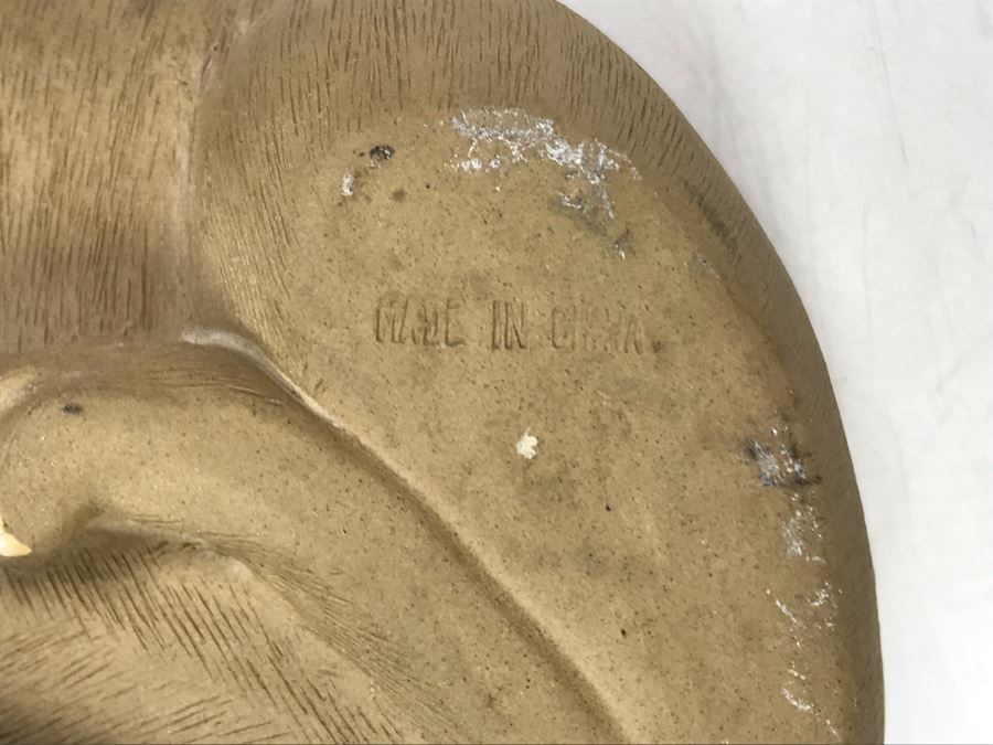 Signed Chinese Chinese Mudman Cat Figurine Sculpture 6W X 6D X 6H [Photo 11]