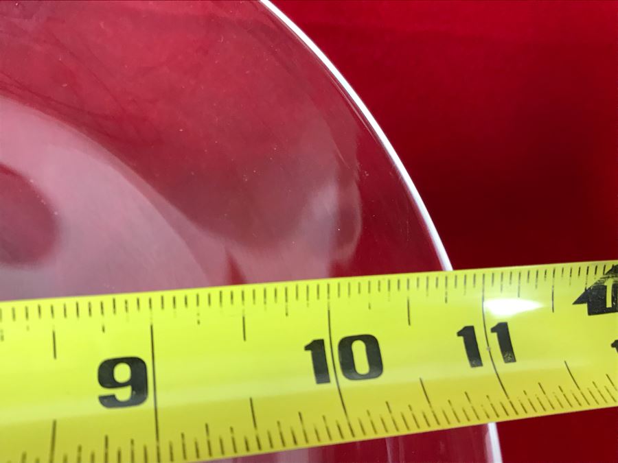 Signed Steuben Footed Crystal 11' Bowl [Photo 10]