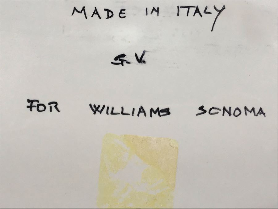 Grazia - Deruta Made In Italy Hand Painted Oval Platter For Williams Sonoma 21L X 14W [Photo 11]