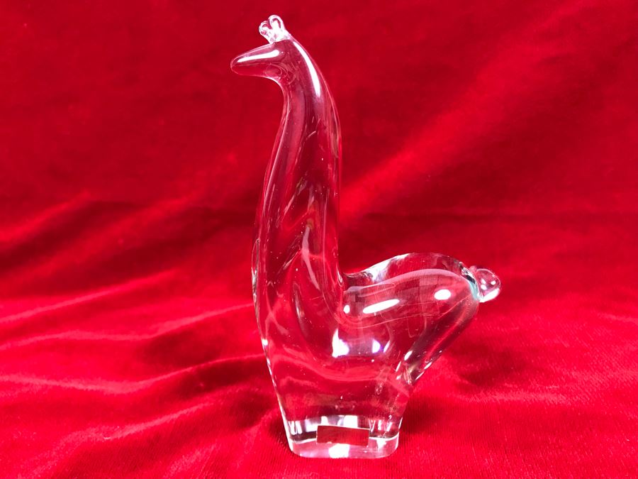 Crystal Llama Alpaca Figurine By Cristal Ferrand 6H [Photo 2]