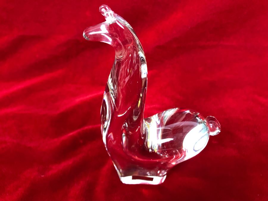 Crystal Llama Alpaca Figurine By Cristal Ferrand 6H