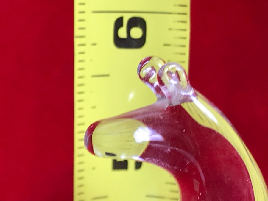 Crystal Llama Alpaca Figurine By Cristal Ferrand 6H [Photo 5]