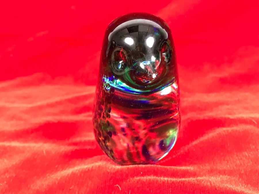 Wedgwood England Crystal Art Glass Bird Figurine 3.5H [Photo 5]