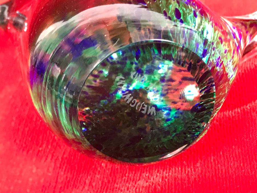 Wedgwood England Crystal Art Glass Bird Figurine 3.5H [Photo 7]