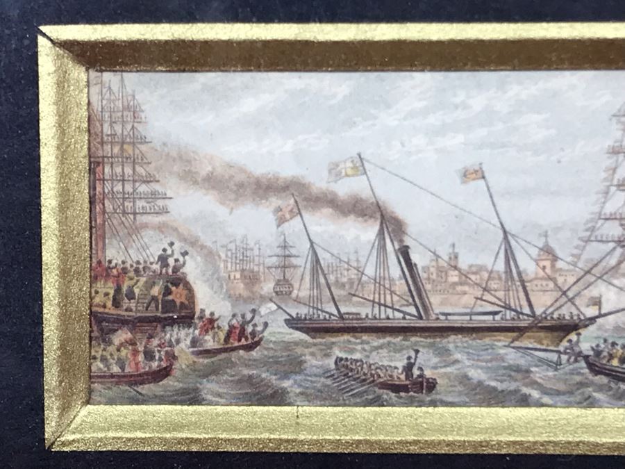 Le Blond Miniature Needle Box Print Framed Made In England Frame Is 5 X 4 [Photo 7]