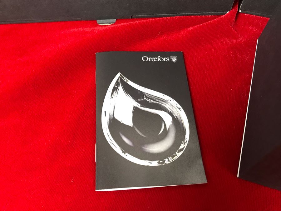 Swedish Orrefors Modernist Delight Crystal Votives Clear 2 Pack In Original Boxes (4 Boxes / 8 Votives) Retails $280 [Photo 7]