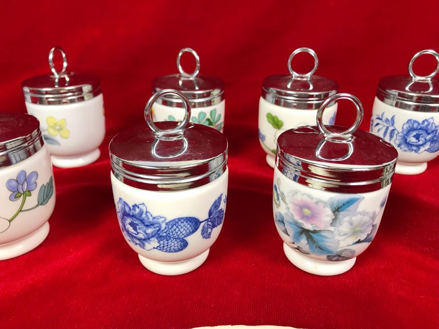 (12) Royal Worcester Porcelain Egg Coddlers Made In England [Photo 4]