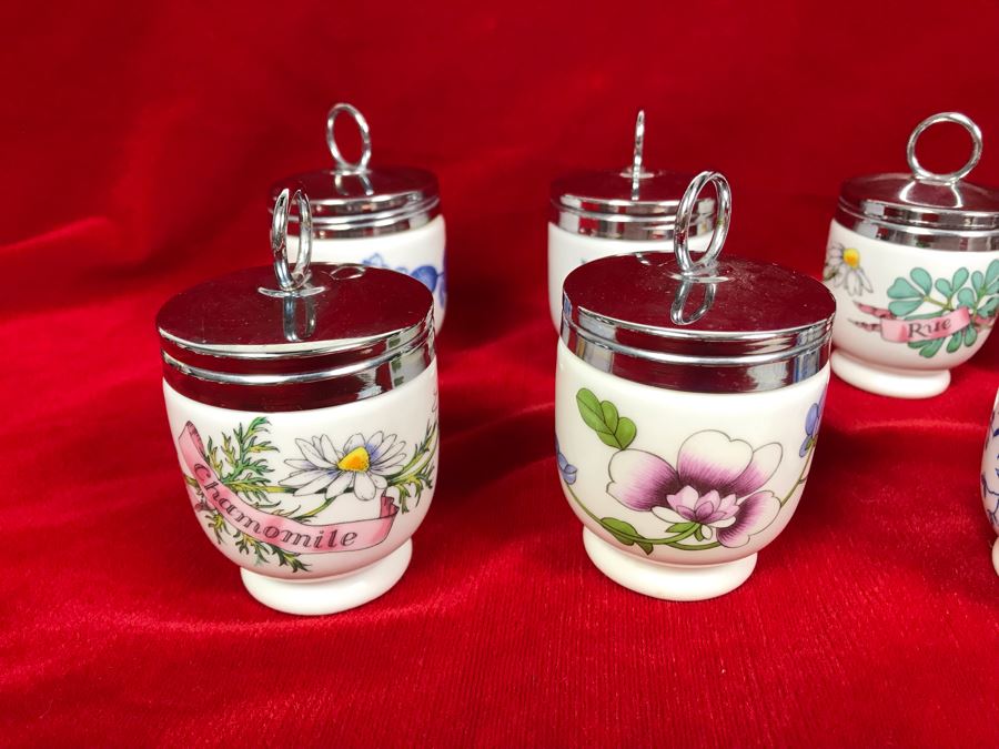 (12) Royal Worcester Porcelain Egg Coddlers Made In England [Photo 5]