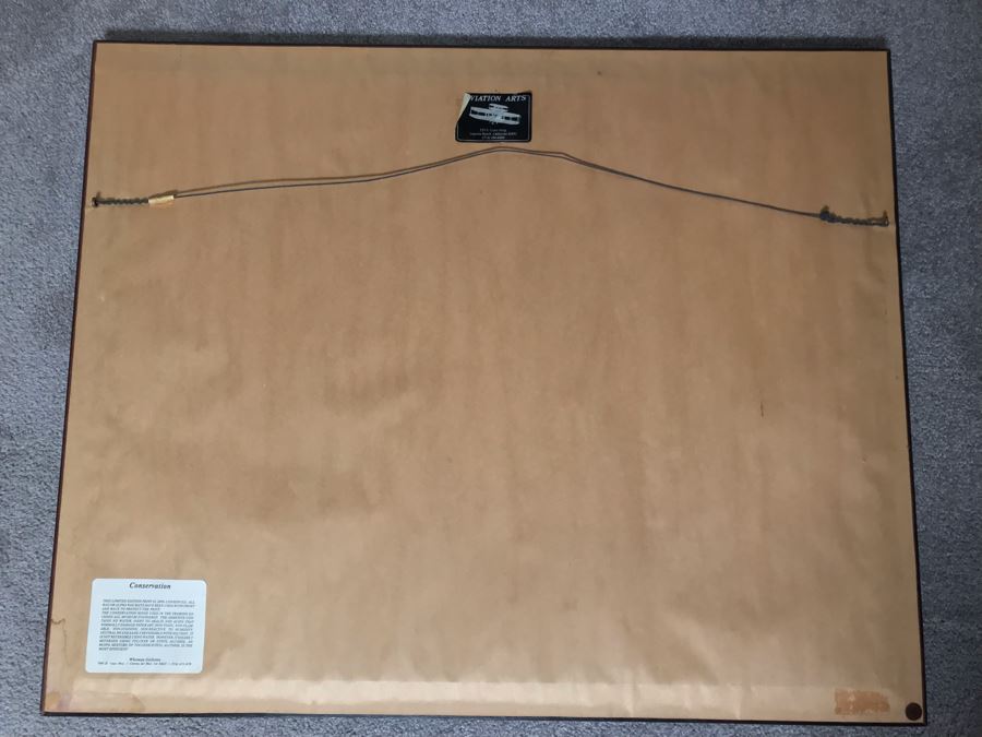 Frank Wootton Limited Edition Print Titled 'One Off - Smartly' No. 93 Of 650 Signed By Artist And Signed By Wing Commander Bob Stanford Tuck RAF 23 X 19 [Photo 13]