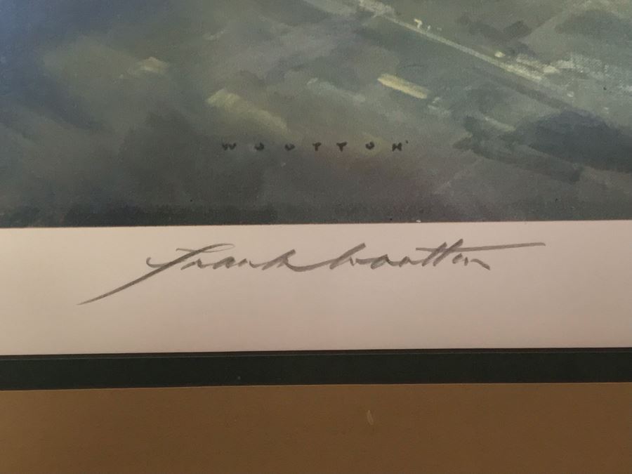 Frank Wootton Limited Edition Print Titled 'One Off - Smartly' No. 93 Of 650 Signed By Artist And Signed By Wing Commander Bob Stanford Tuck RAF 23 X 19 [Photo 7]