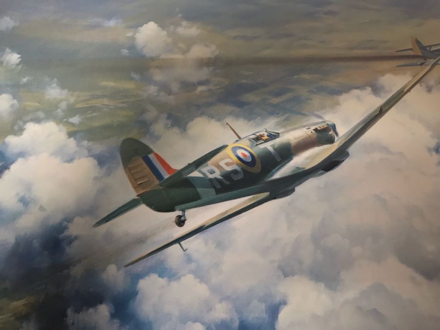Frank Wootton Limited Edition Print Titled 'One Off - Smartly' No. 93 Of 650 Signed By Artist And Signed By Wing Commander Bob Stanford Tuck RAF 23 X 19 [Photo 4]