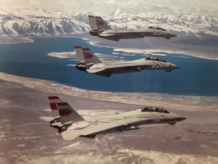 Signed Fighter Pilots Photograph Presented To Bill Dots Desert Storm 1991 19 X 16 [Photo 4]