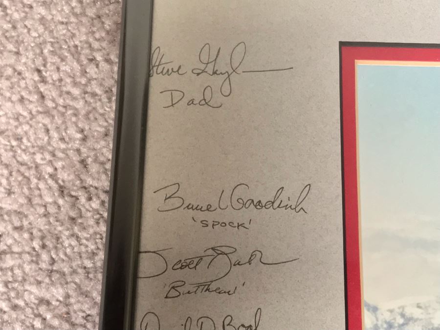 Signed Fighter Pilots Photograph Presented To Bill Dots Desert Storm 1991 19 X 16 [Photo 6]