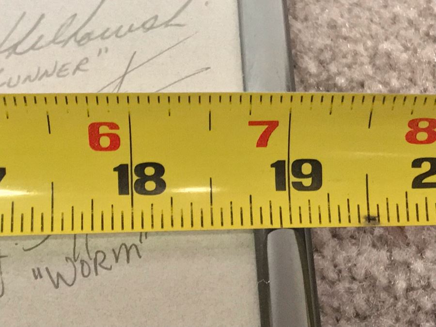 Signed Fighter Pilots Photograph Presented To Bill Dots Desert Storm 1991 19 X 16 [Photo 17]