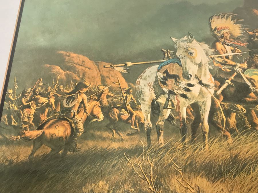 Frank McCarthy (1924-2002) Limited Edition Print Titled 'Smoke Was Their Ally' Hand Signed 23 X 15 No. 533 Of 1000 [Photo 8]