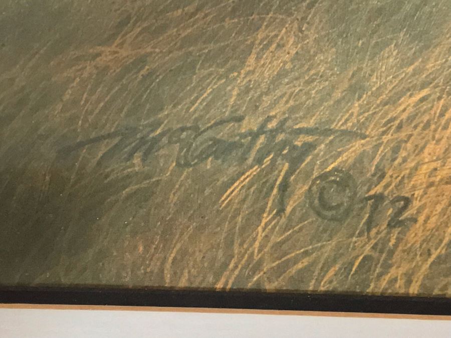 Frank McCarthy (1924-2002) Limited Edition Print Titled 'Smoke Was Their Ally' Hand Signed 23 X 15 No. 533 Of 1000 [Photo 19]