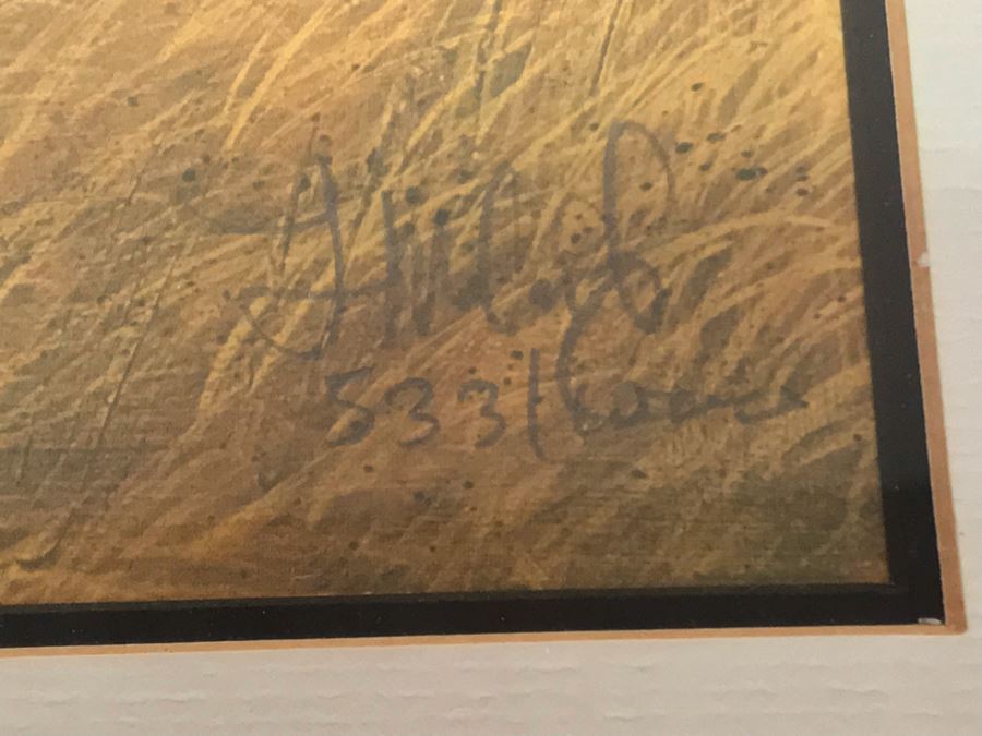 Frank McCarthy (1924-2002) Limited Edition Print Titled 'Smoke Was Their Ally' Hand Signed 23 X 15 No. 533 Of 1000 [Photo 18]