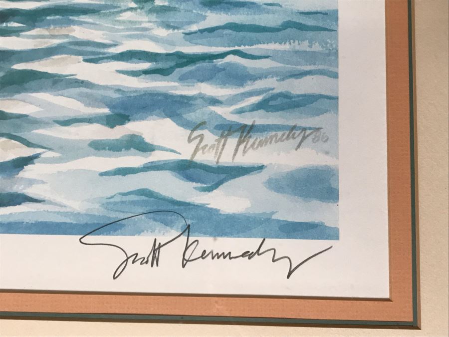 Scott Kennedy Limited Edition Print Of The China House Landmark Built In 1929 Destroyed In 1986 In Corona Del Mar No. 54 Of 200 Signed By Artist 22 X 30.5 [Photo 10]