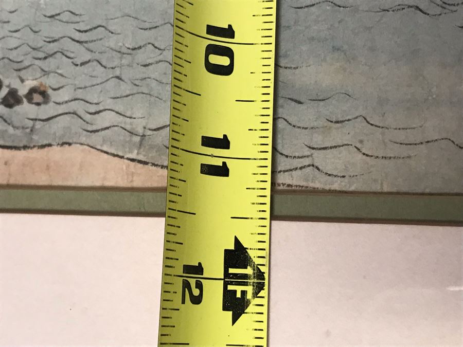 JUST ADDED - Antique Original Signed Asian Landscape Painting By Kano Koho 8.5 X 11.5 [Photo 15]