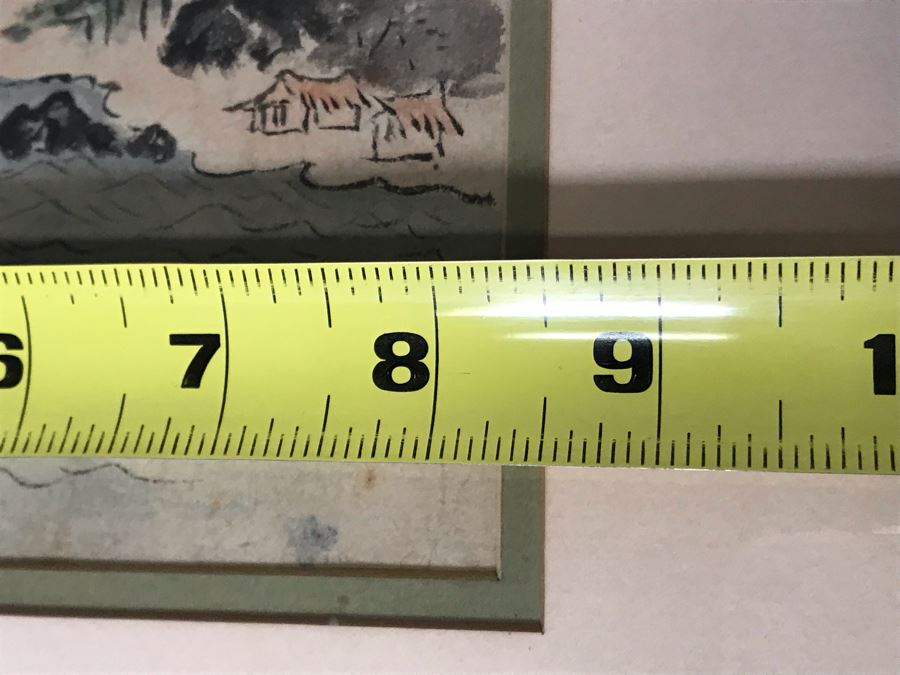 JUST ADDED - Antique Original Signed Asian Landscape Painting By Kano Koho 8.5 X 11.5 [Photo 14]