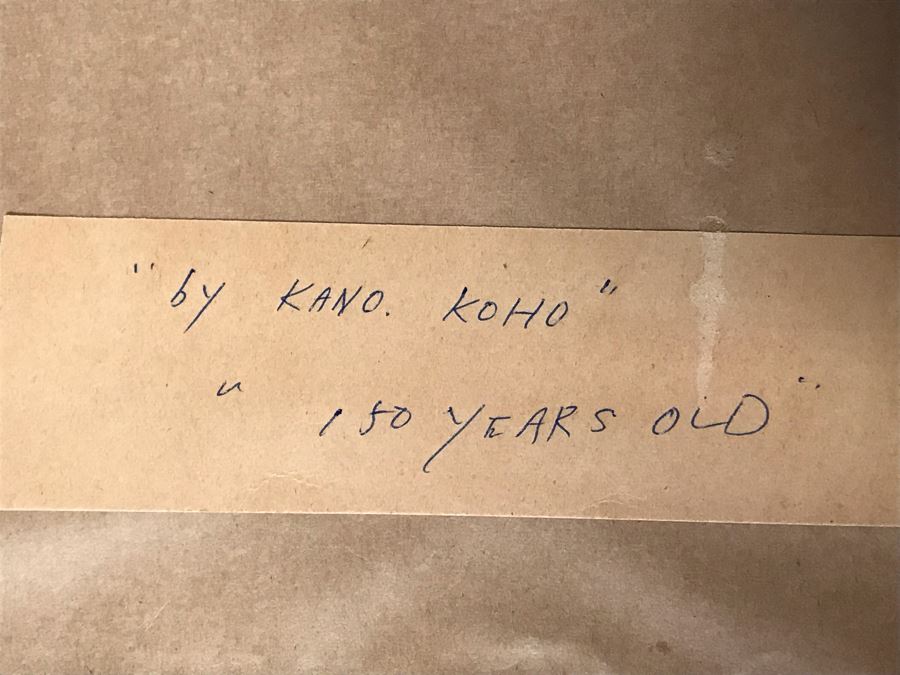 JUST ADDED - Antique Original Signed Asian Landscape Painting By Kano Koho 8.5 X 11.5 [Photo 13]