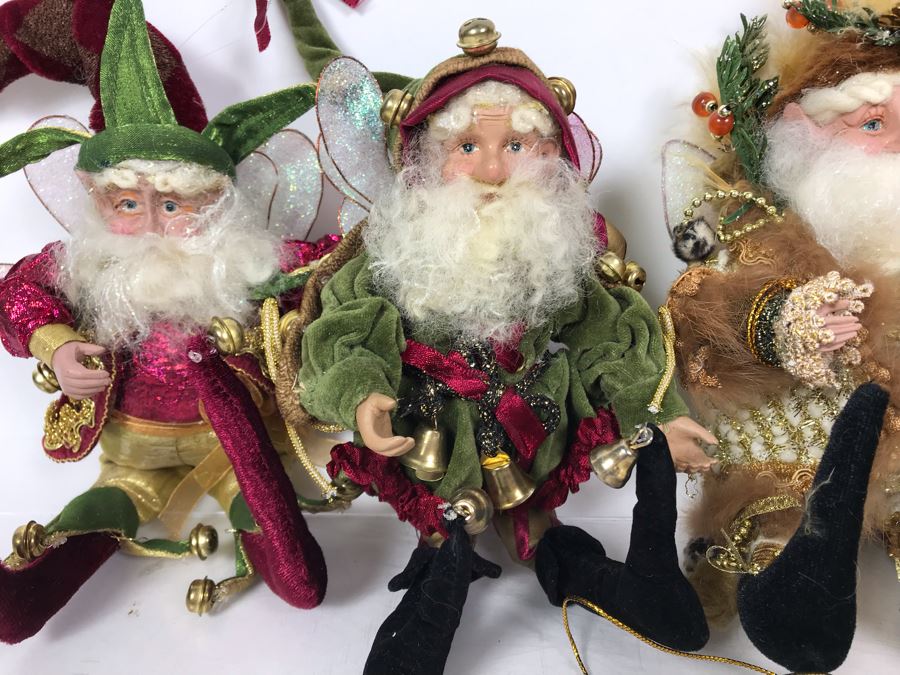 Set Of (4) Mark Roberts Limited Edition Christmas Fairy Faires [Photo 5]