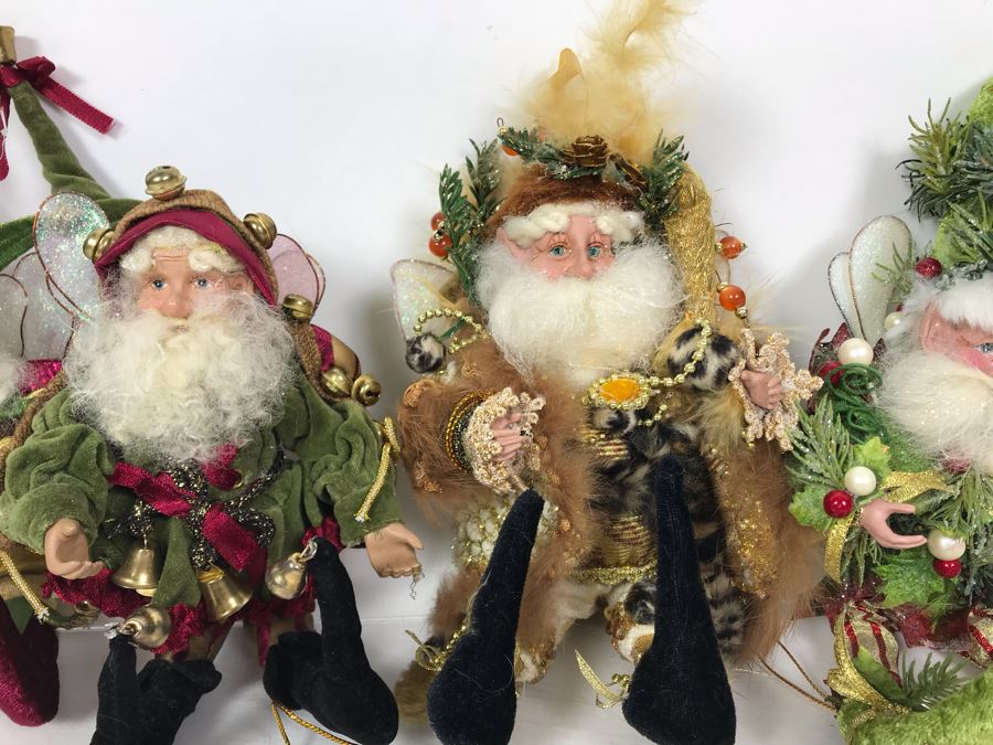 Set Of (4) Mark Roberts Limited Edition Christmas Fairy Faires [Photo 6]