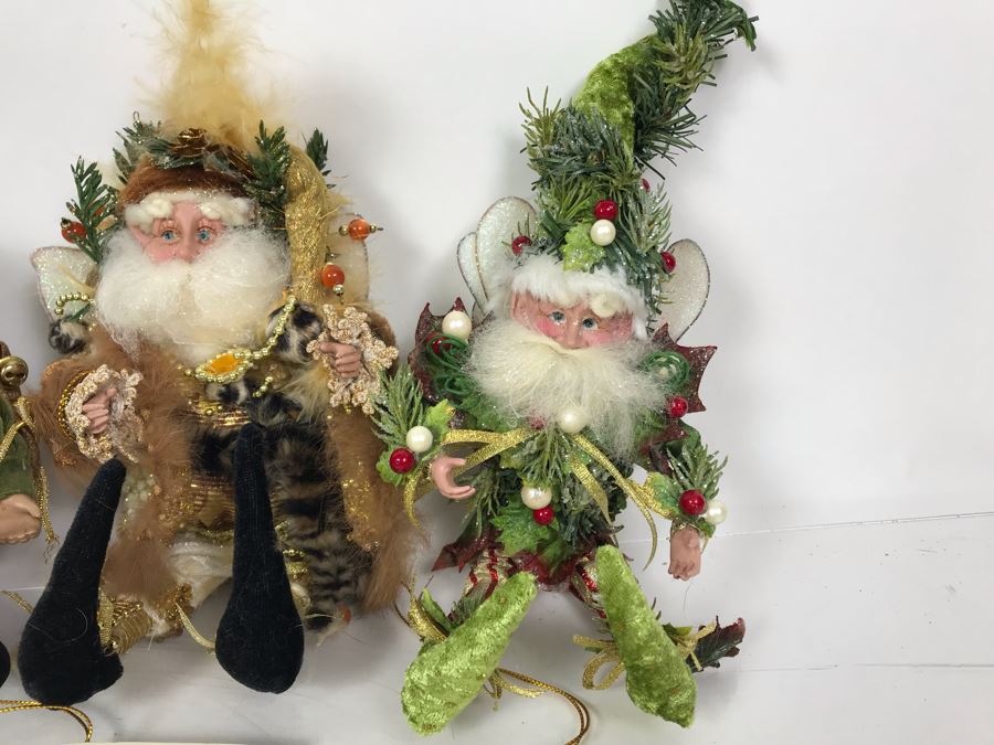 Set Of (4) Mark Roberts Limited Edition Christmas Fairy Faires [Photo 7]
