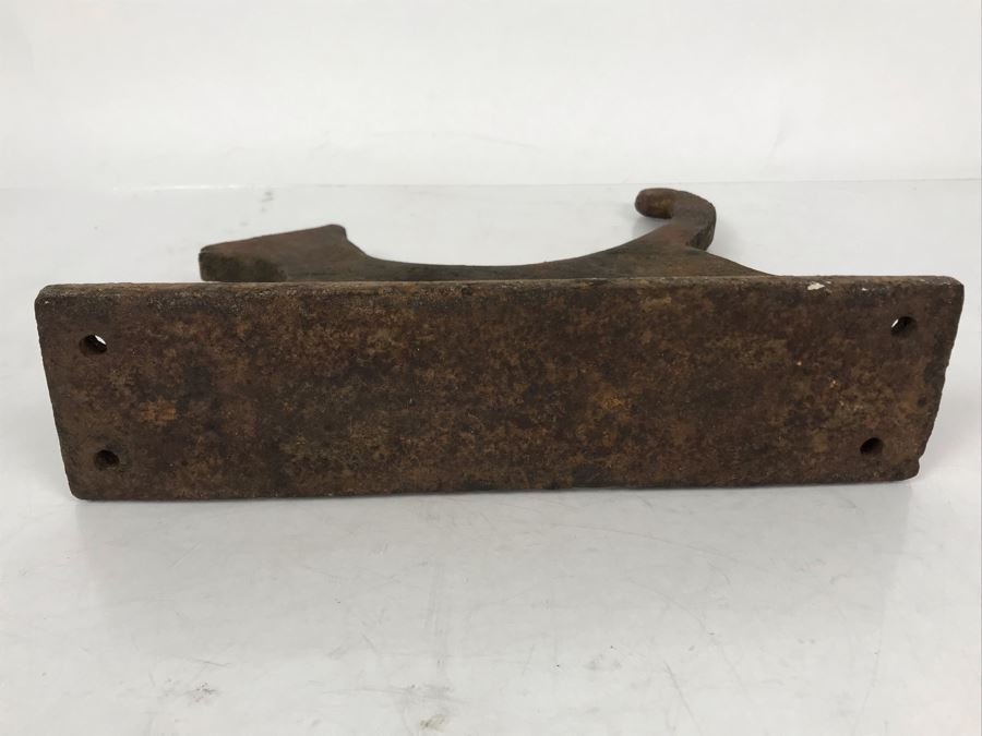 Vintage Cast Iron Cat Boot Scraper Doorstop 10W X 2.5D X 10.5H [Photo 8]