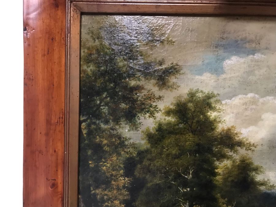 JUST ADDED - Large Trevor James Copy Oil Painting In Nice Frame With ...