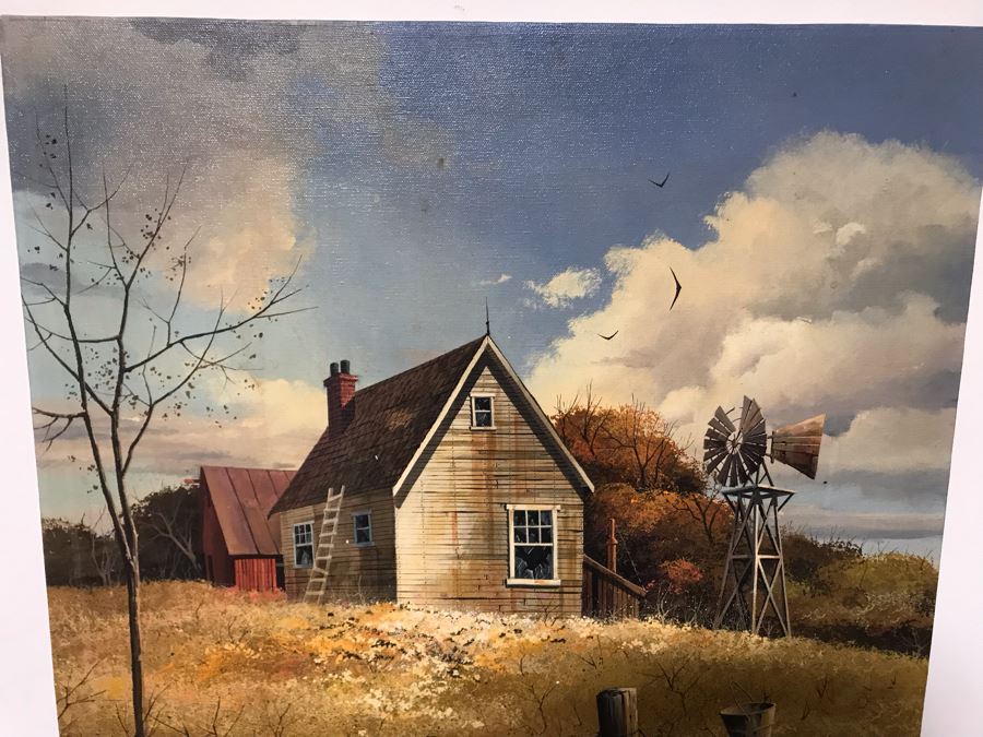 JUST ADDED - Original Oil Painting By P. Bailey 20 X 24 [Photo 3]