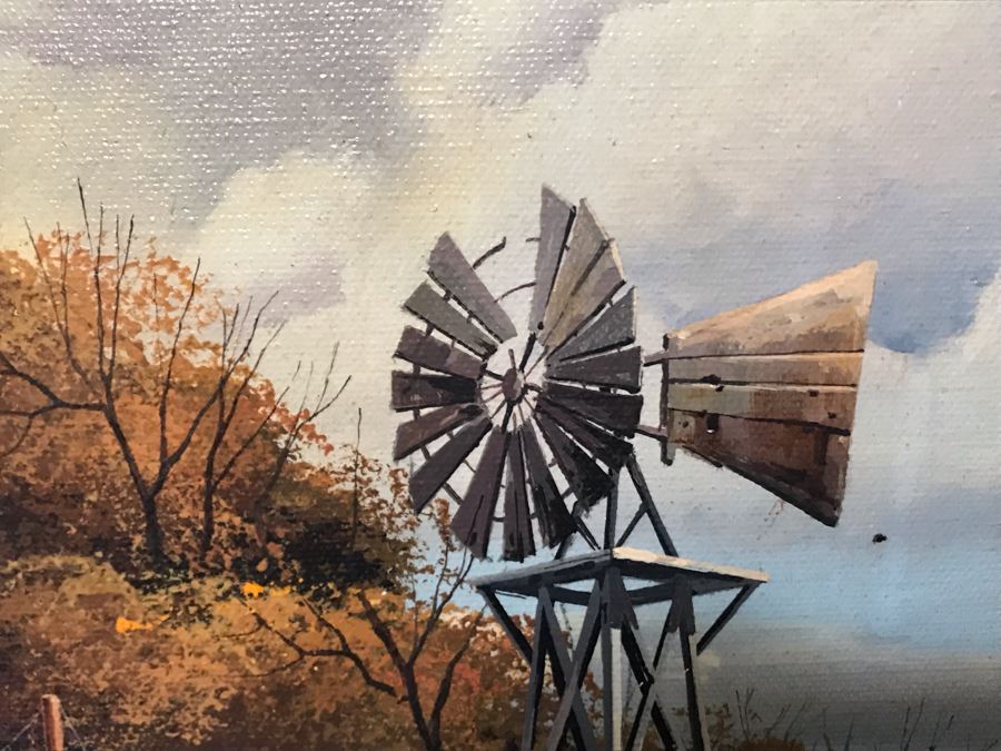 JUST ADDED - Original Oil Painting By P. Bailey 20 X 24 [Photo 8]