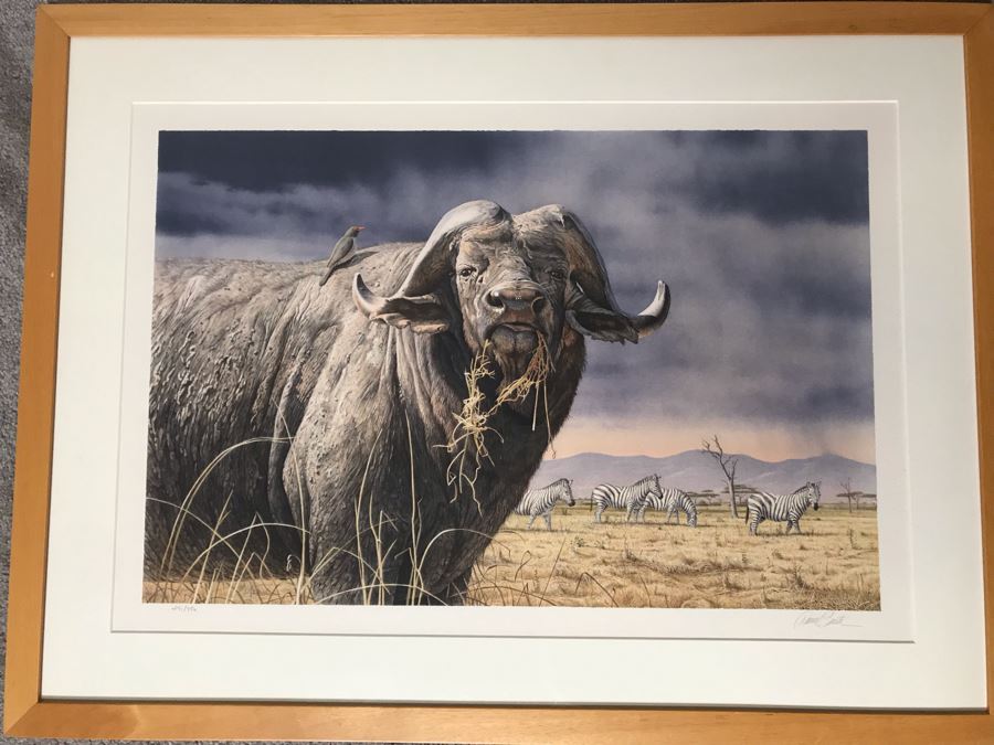 Hand Signed Mylar Lithograph Titled 'Cape Thunder' By Daniel Smith 16 X 25 [Photo 1]