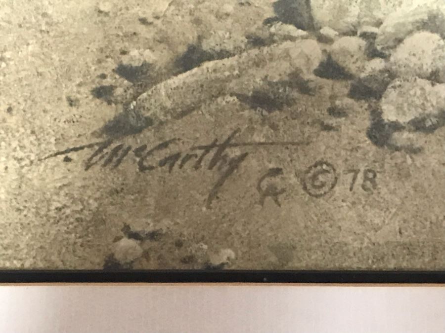 Frank McCarthy (1924-2002) Limited Edition Print Titled 'The Loner' Hand Signed 22.5 X 17.5 No. 478 Of 1000 [Photo 11]