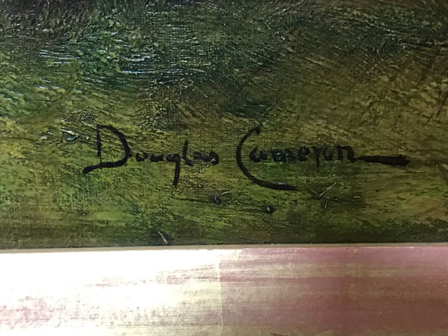 JUST ADDED - Large Original Oil Painting Of Cattle By Douglas Cameron In Stunning Gilded Frame 30 X 20 [Photo 16]