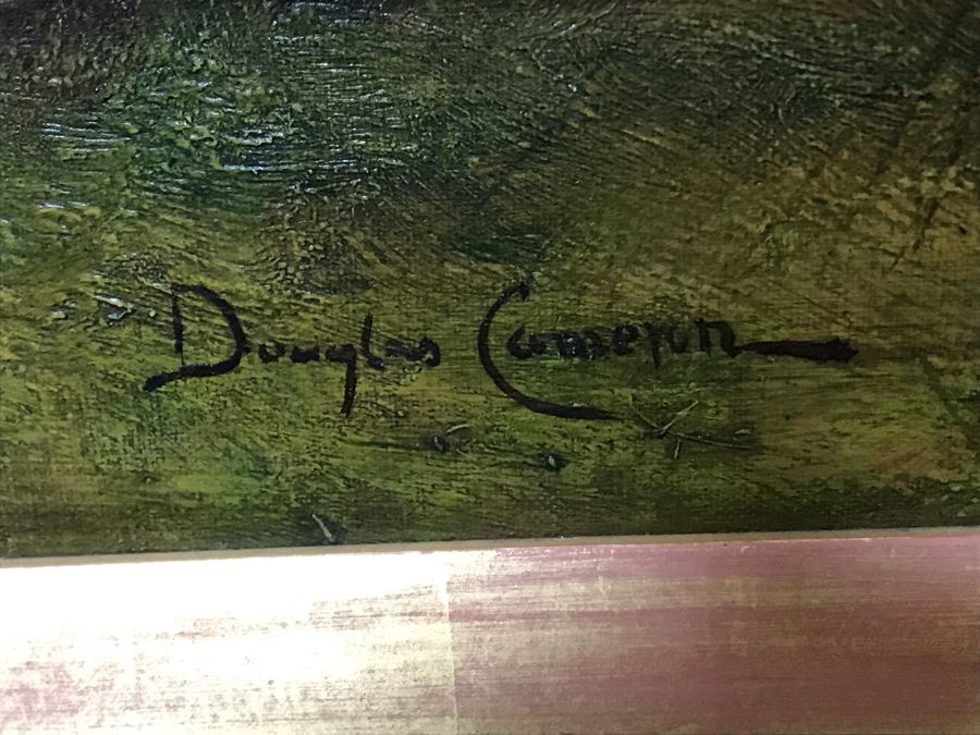 JUST ADDED - Large Original Oil Painting Of Cattle By Douglas Cameron In Stunning Gilded Frame 30 X 20 [Photo 15]