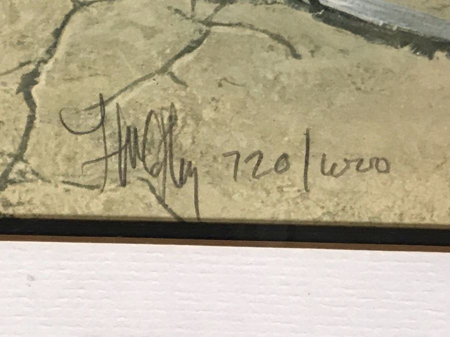 JUST ADDED - Frank McCarthy (1924-2002) Limited Edition Print Titled 'The Coup' Hand Signed 21.5 X 16 No. 720 Of 1000 [Photo 9]