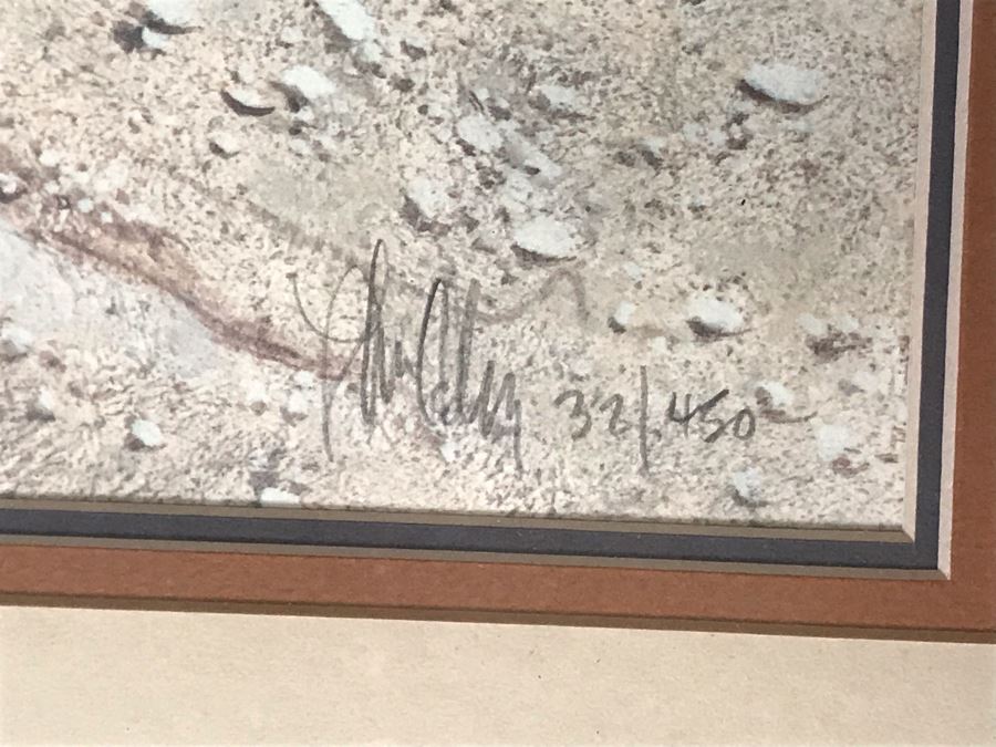 Frank McCarthy (1924-2002) Limited Edition Print Titled 'The Decoys' Hand Signed 39.5 X 21.5 No. 32 Of 450 [Photo 11]