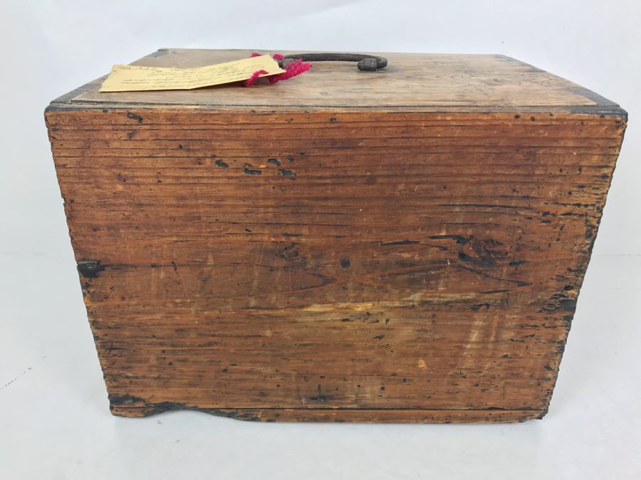 Small Japanese Chest In Kiri Wood Menji Period Late 19th Century 12.5W X 9D X 9H Retails $275 [Photo 7]