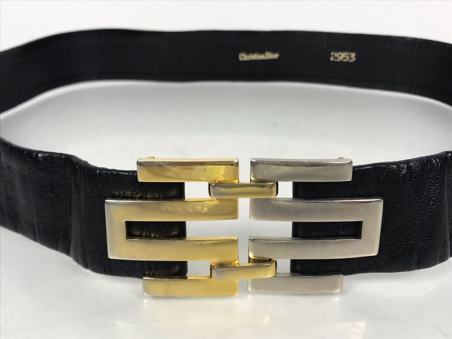Vintage Christian Dior 2953 Adjustable Belt 31L [Photo 3]