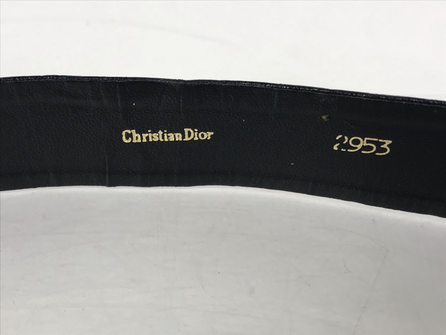 Vintage Christian Dior 2953 Adjustable Belt 31L [Photo 5]