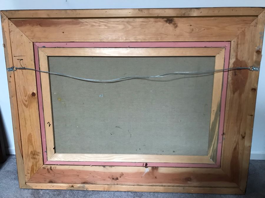 JUST ADDED - Large Copy Of Oil Painting In Stunning Frame 36 X 24 [Photo 15]