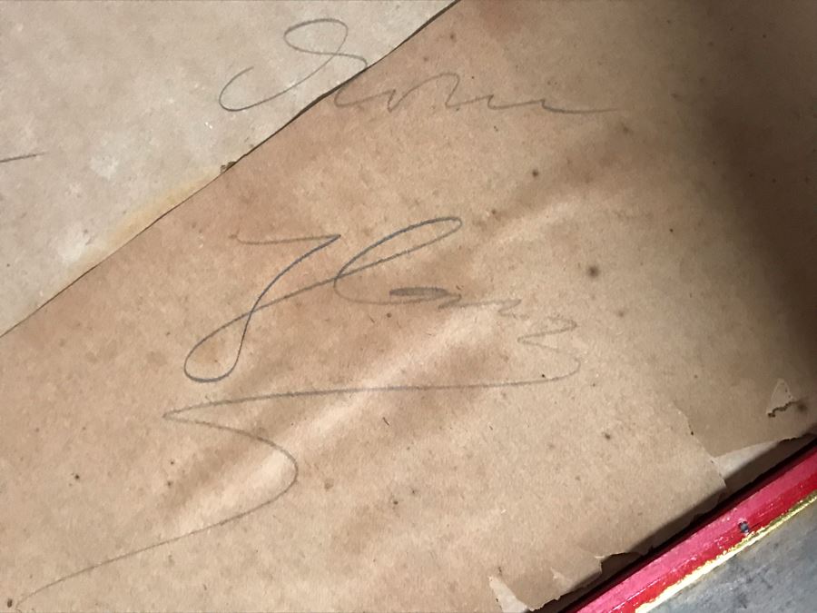 JUST ADDED - Vintage Original British Sailing Ship 'Waterlily' Painting 22 X 16 [Photo 28]